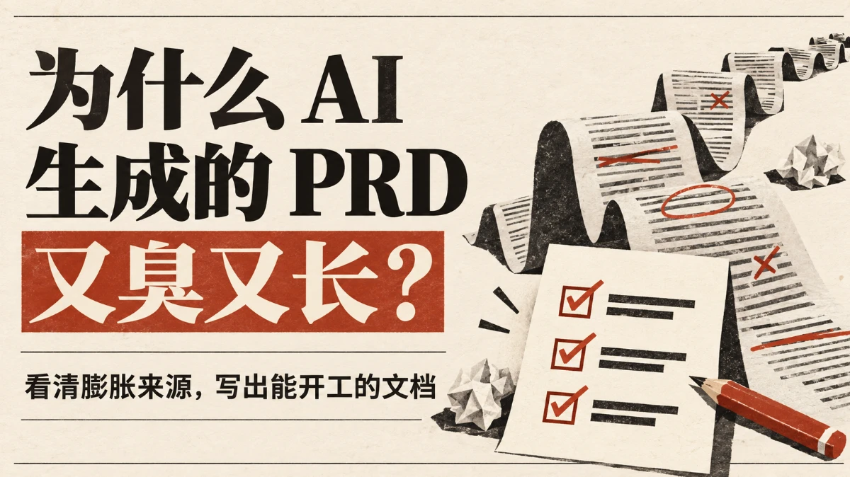 为什么 AI 生成的 PRD 又臭又长?